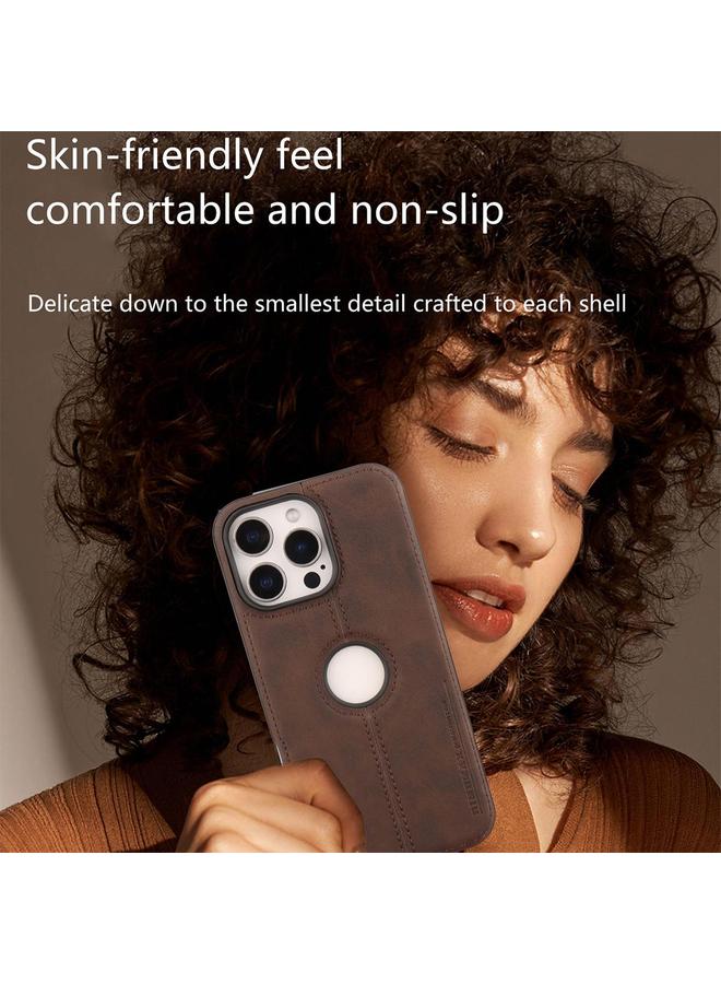 Zaboon Case For iPhone 12 Crazy Horse Leather Back Cover Phone Case - Image 4