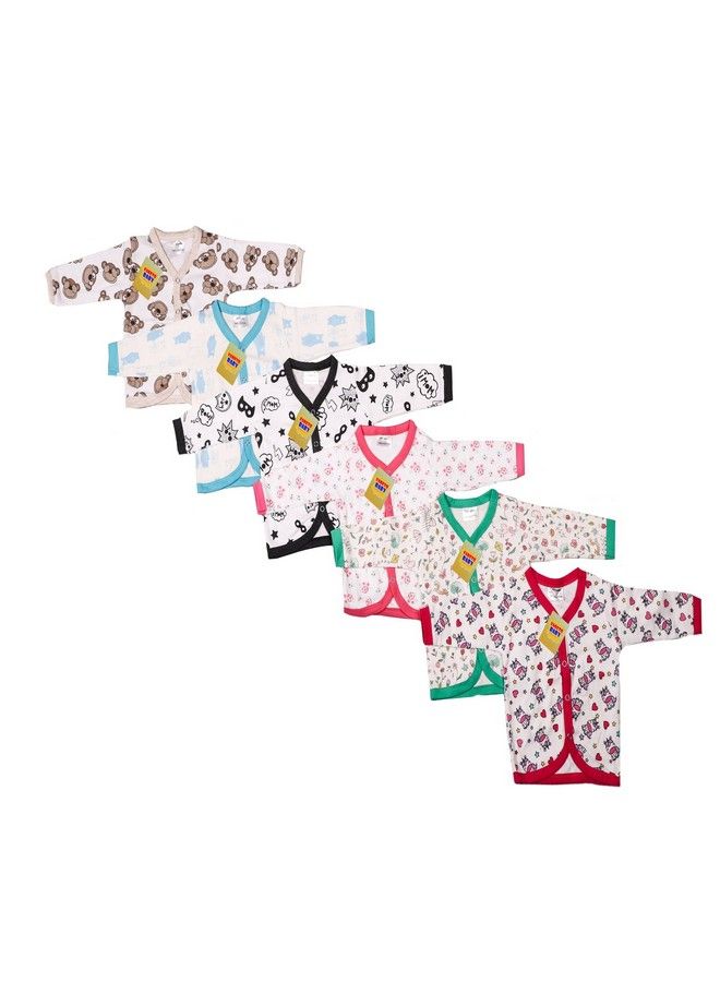 FARETO Newborn Baby'S Cotton Daily Essential Itemsmattress With Net Sleeping Bag 6 Shirts 6 Vest 6 Mittens 3 Bed 3 Wrapper 6 Nappies Combo (Multicolour 0 6 Months) Pack Of 32  - Image 4