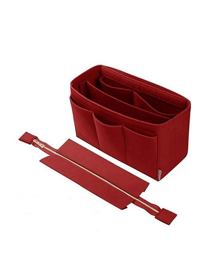 نيبمينينت Casual Cosmetic Toiletry Bag For Women Red