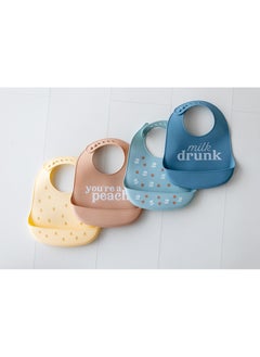 pearhead Silicone Bib Set of 2, Your little one is growing up and ready to start eating like a big kid  - Image 2