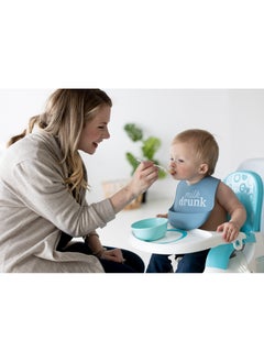pearhead Silicone Bib Set of 2, Your little one is growing up and ready to start eating like a big kid  - Image 4