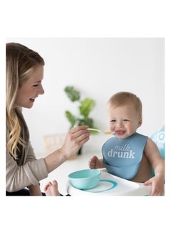 pearhead Silicone Bib Set of 2, Your little one is growing up and ready to start eating like a big kid  - Image 5