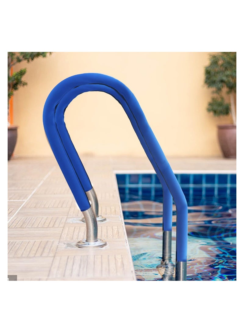 Non-Slip Pool Hand Rail Cover 4ft Blue Velcro Grip for Enhanced Safety and Support at the Poolside - Image 5