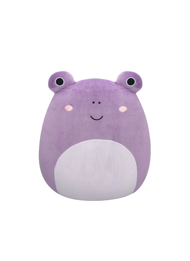 Squishmallows ضفدع فيلومينا بنفسجي كبير 16 بوصة مع بطن بنفسجي مرخص رسميًا من كيليتوين دمية قطنية ملونة هدية ناعمة للأطفال البنات والأولاد قابلة للغسل لعبة مريحة متعددة الألوان لجميع الأعمار  - Image 1