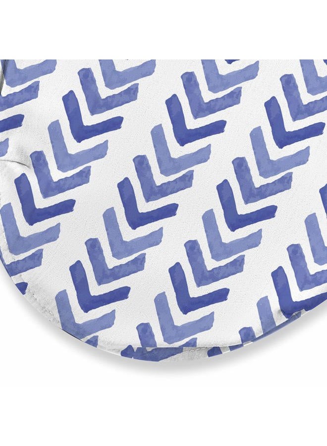 SwaddleMe Luxe Easy Change Swaddle – Size Small/Medium, 0-3 Months, 2-Pack (Water Color Indigo) - Image 2