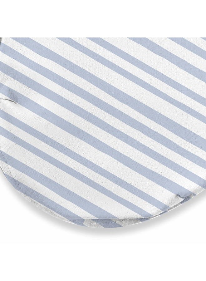 SwaddleMe Luxe Easy Change Swaddle – Size Small/Medium, 0-3 Months, 2-Pack (Water Color Indigo) - Image 3