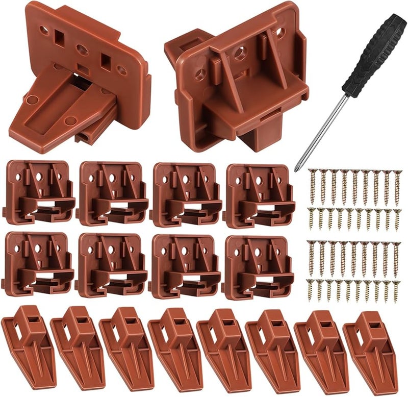 2 Inch Drawer Slides Kit with Screws and Screwdriver for Smooth Sliding Easy Installation Dressers Cabinets - Image 2