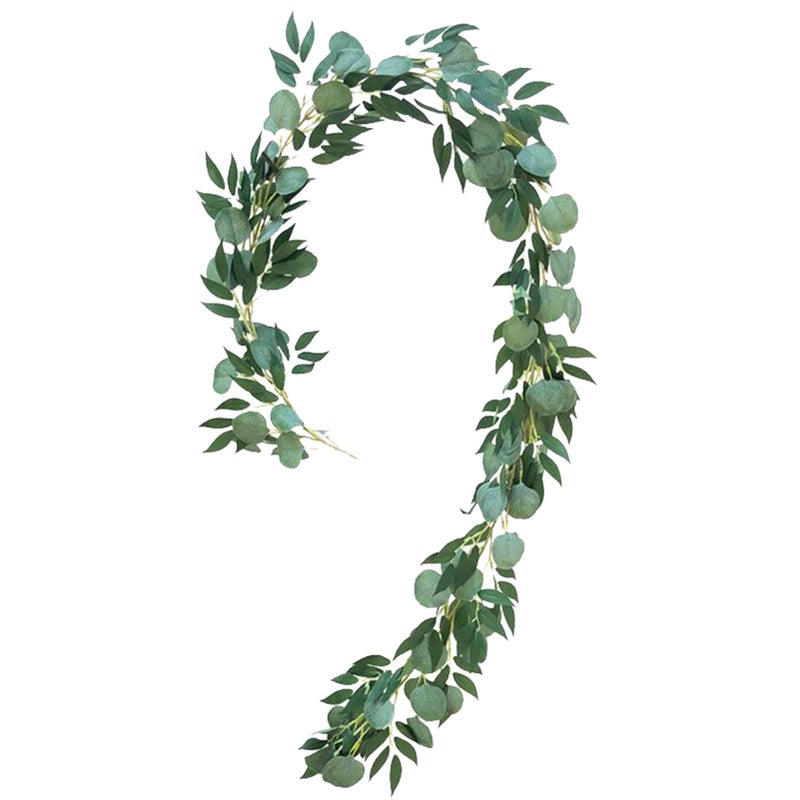 Christmas Artificial Hanging Vines Leaves Natural Artificial Plants Wall Door Realistic Fake Garland Leaves Spring Leaves for Festival Party Halloween Lawn Landscape Fence Weddings DIY Decoration - Image 1