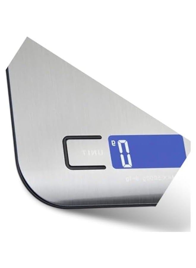 Beauenty Digital Scales 【5kg x 1g】 food diet postal kitchen scale measuring weight slim LCD display bahousehold scale stainless steel / 2 AAA Batteries included - Image 3