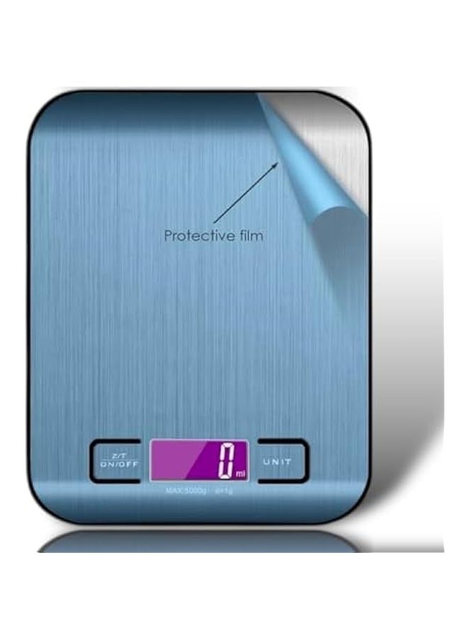 Beauenty Digital Scales 【5kg x 1g】 food diet postal kitchen scale measuring weight slim LCD display bahousehold scale stainless steel / 2 AAA Batteries included - Image 4