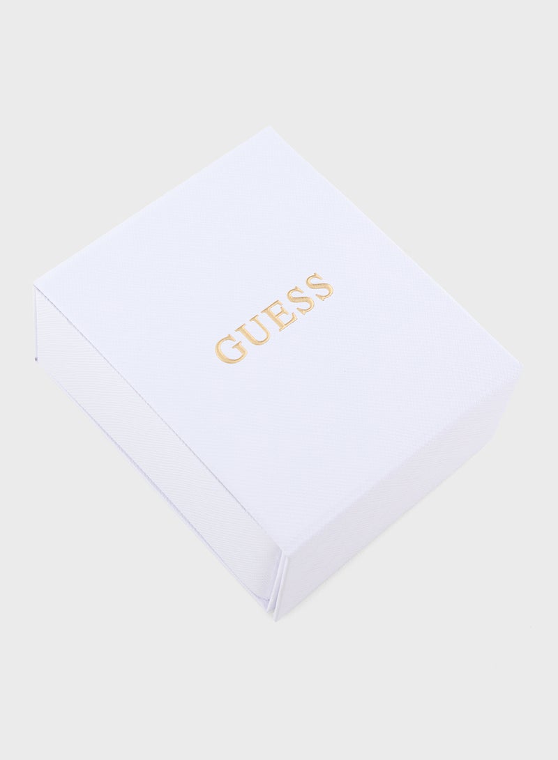 GUESS Heart Mini Hoop Earrings - Image 3