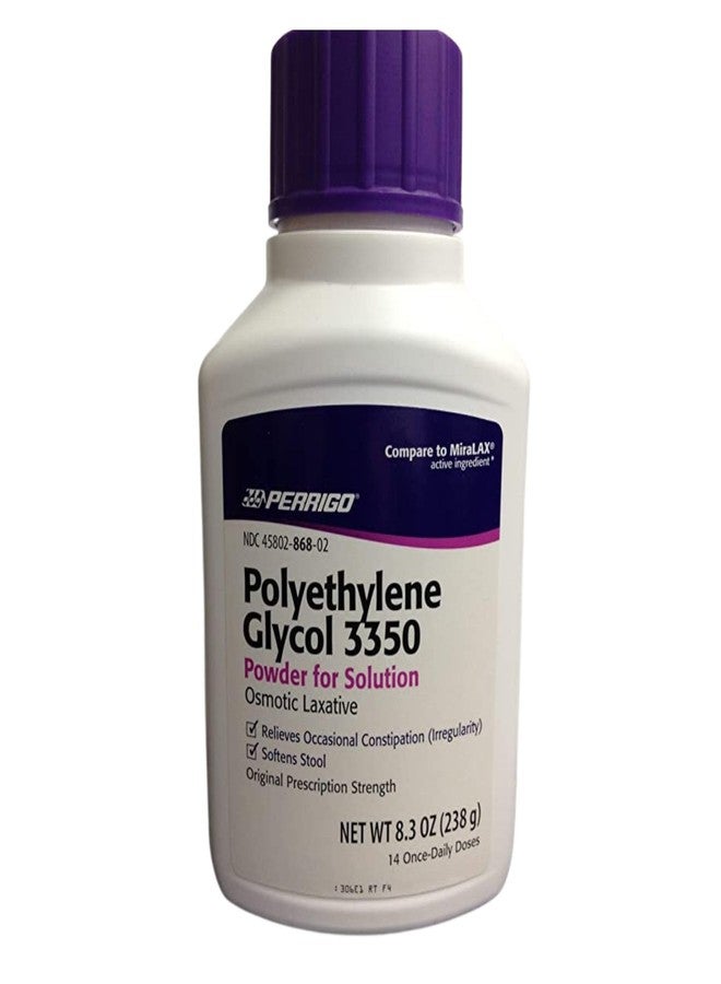 PERRIGO مسحوق بربيرغو بولي إيثيلين غليكول 3350 8.3 أونصة (238 جرام) (قارن مع ميرالاكس) - Image 1