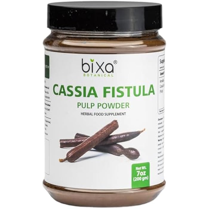 bixa BOTANICAL Cassia Fistula Powder (Amaltas) ǀ Ayurvedic Herbal Supplement | 200 Grams / 7 OZ | Gluten Free, Non-GMO, Steam Treated, Vegan, 100% Pure - Image 1
