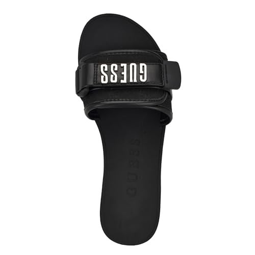 Guess Women's ELYZE Flat Sandal, Black 003, 10 - Image 2