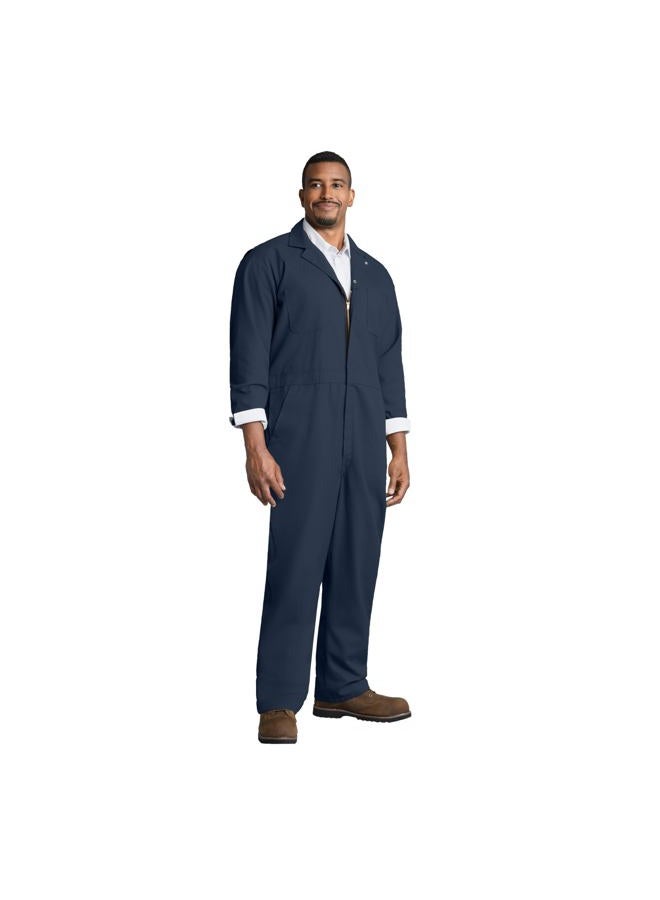 Red Kap Men's Twill Action Back Coverall with Chest Pockets Work Utility, Navy, 48 - Image 1