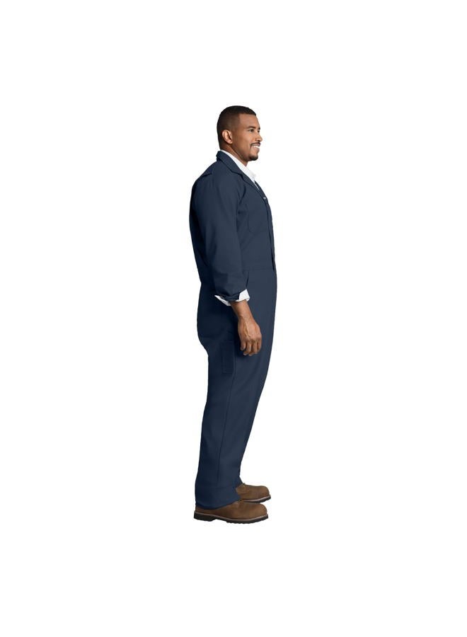 Red Kap Men's Twill Action Back Coverall with Chest Pockets Work Utility, Navy, 48 - Image 4