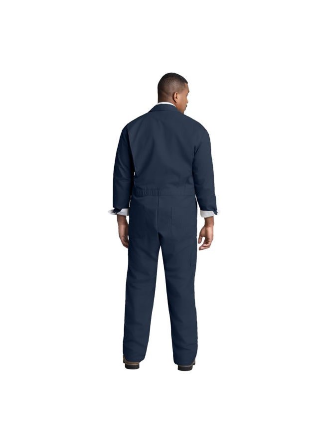 Red Kap Men's Twill Action Back Coverall with Chest Pockets Work Utility, Navy, 48 - Image 2