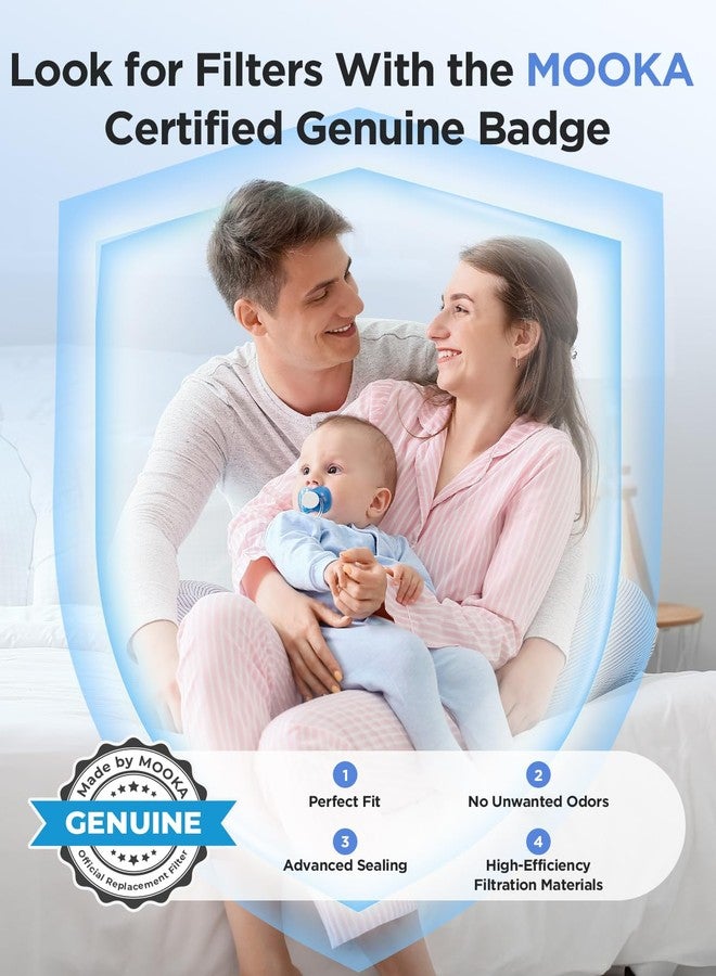 موكا فلتر HEPA بديل رسمي من MOOKA لجهاز تنقية الهواء M200L (عبوة واحدة) - Image 2