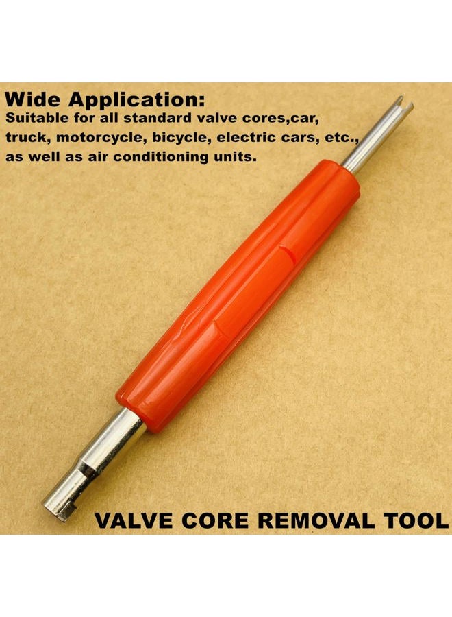 Aracey Valve Stem Core Removal Tool Set- 6Pcs Double Heads Tire Schrader Valve Stem Core Remover Tire Repair Tool, R134a R12 A/C HVAC Air Conditioning Valve Core Remover Schrader Valve Tools - Image 5