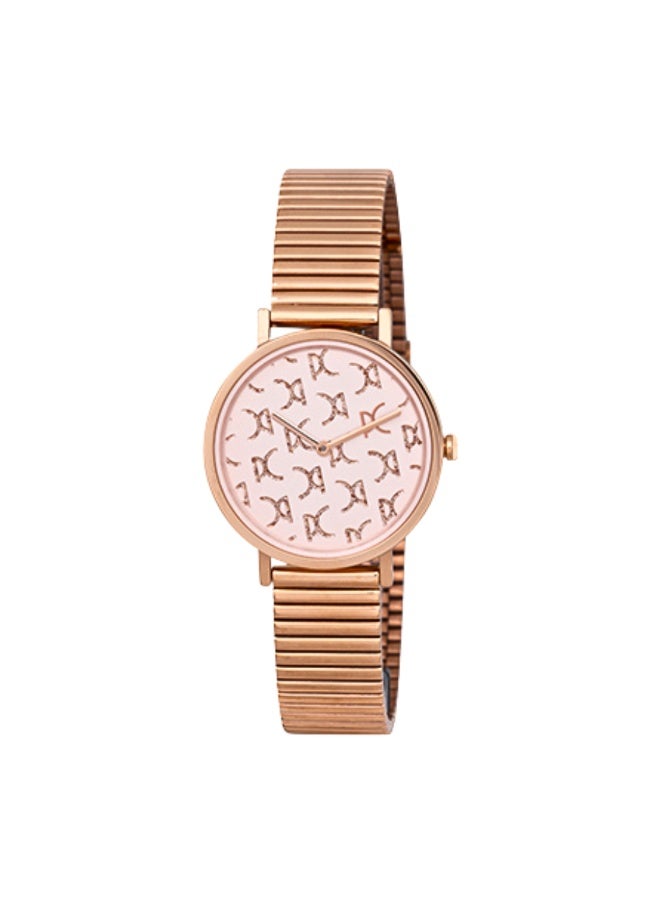PIERRE CARDIN Women's Watch with Rose Gold Metal Case and Rose Gold Metal Band - Image 1