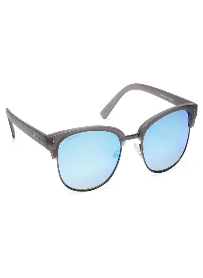fastrack Grey Clubmaster Men Sunglasses