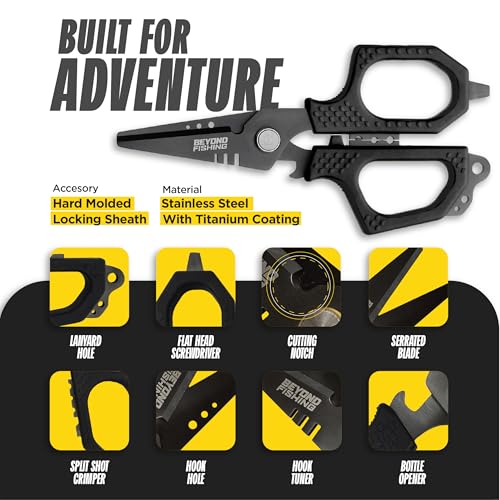 Beyond Braid Beyond Fishing 6.5" Pro Shears (Black) - Image 2
