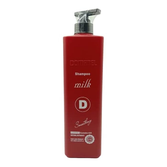 DOMANEL Milk Moisturizing Shampoo - moisturizes - shines - restores - conditions - softens - nourishes - deep cleans - 35.3 Oz, Natural - Image 1