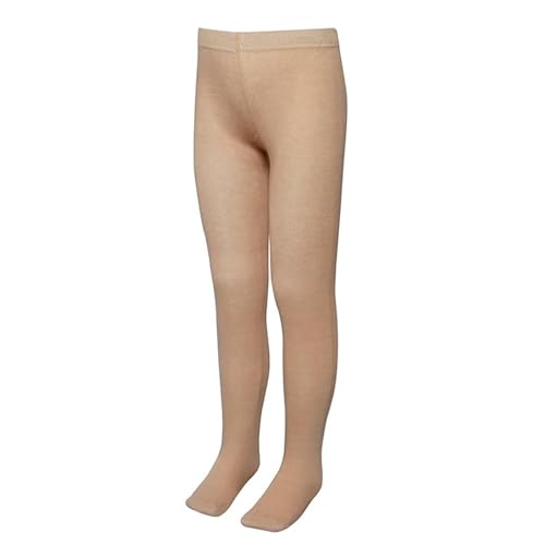 Supersox Tights for Girls, Made with Breathable, Anti Odour & Moisture Absorbent Combed Cotton, Ideal for Ballet/Dancing/Everyday Activity (Beige, Pack of 1) (IN, Age, 10 Years, 12 Years, Lt. Skin) - Image 1