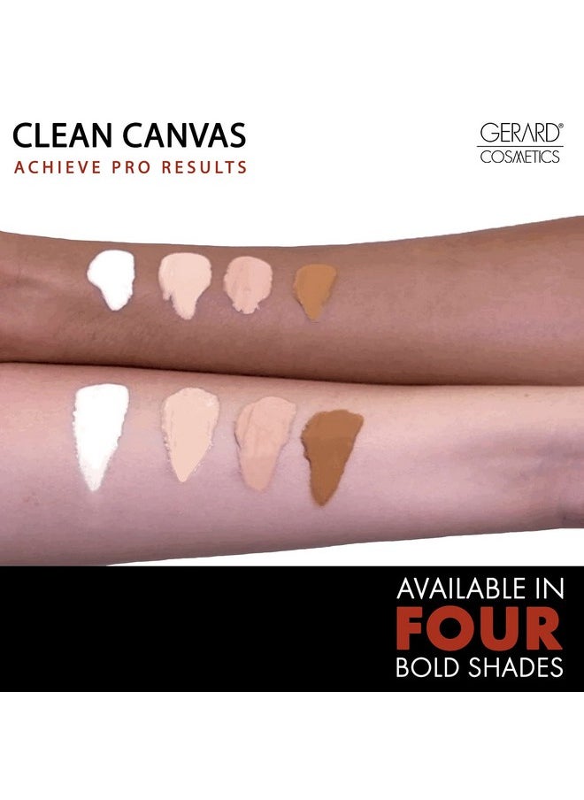 Gerard Cosmetics Clean Canvas Eye Concealer And Base Smoothens Under Eye And Covers Blemishes Extends Duration Of Eyeshadow Wear Evens Complexion Keeps Makeup Color True Fair 0.14 Oz  - Image 3