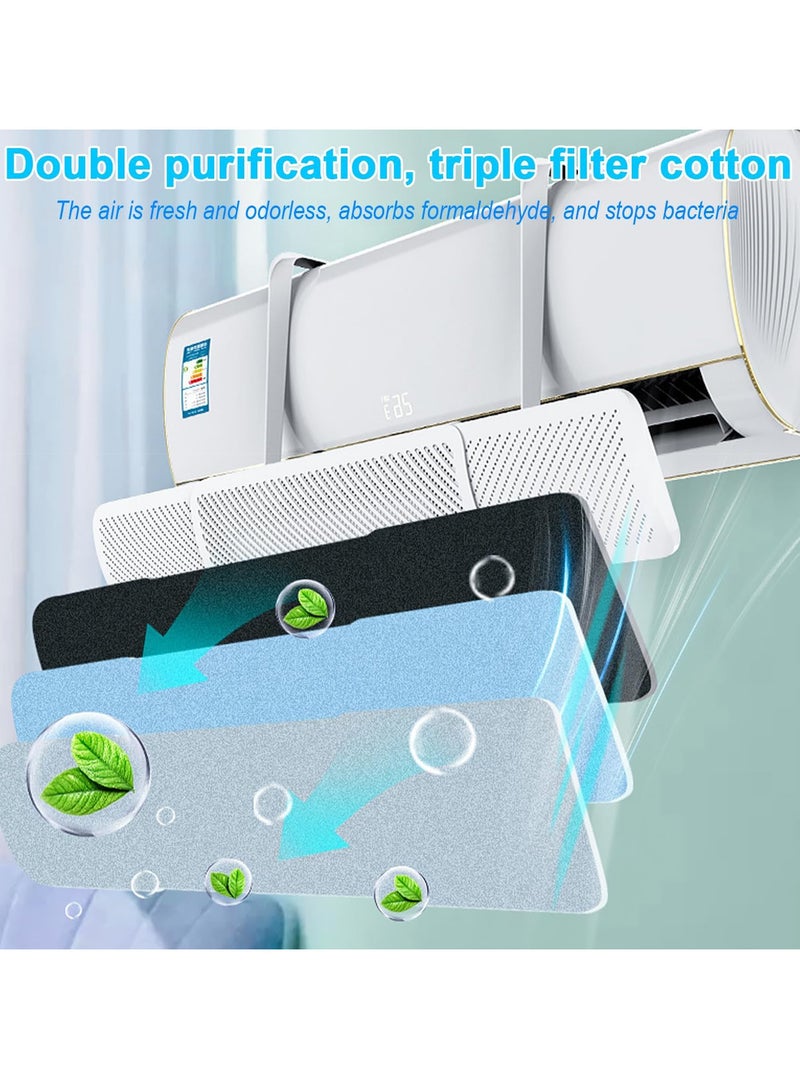 Air Conditioner Deflector Air Conditioning Wind Shield, Split Ac Adjustable Flow Deflector Preventing Ac From Blowing Directly, For Home Office Retractable Ac Windshield - Image 2