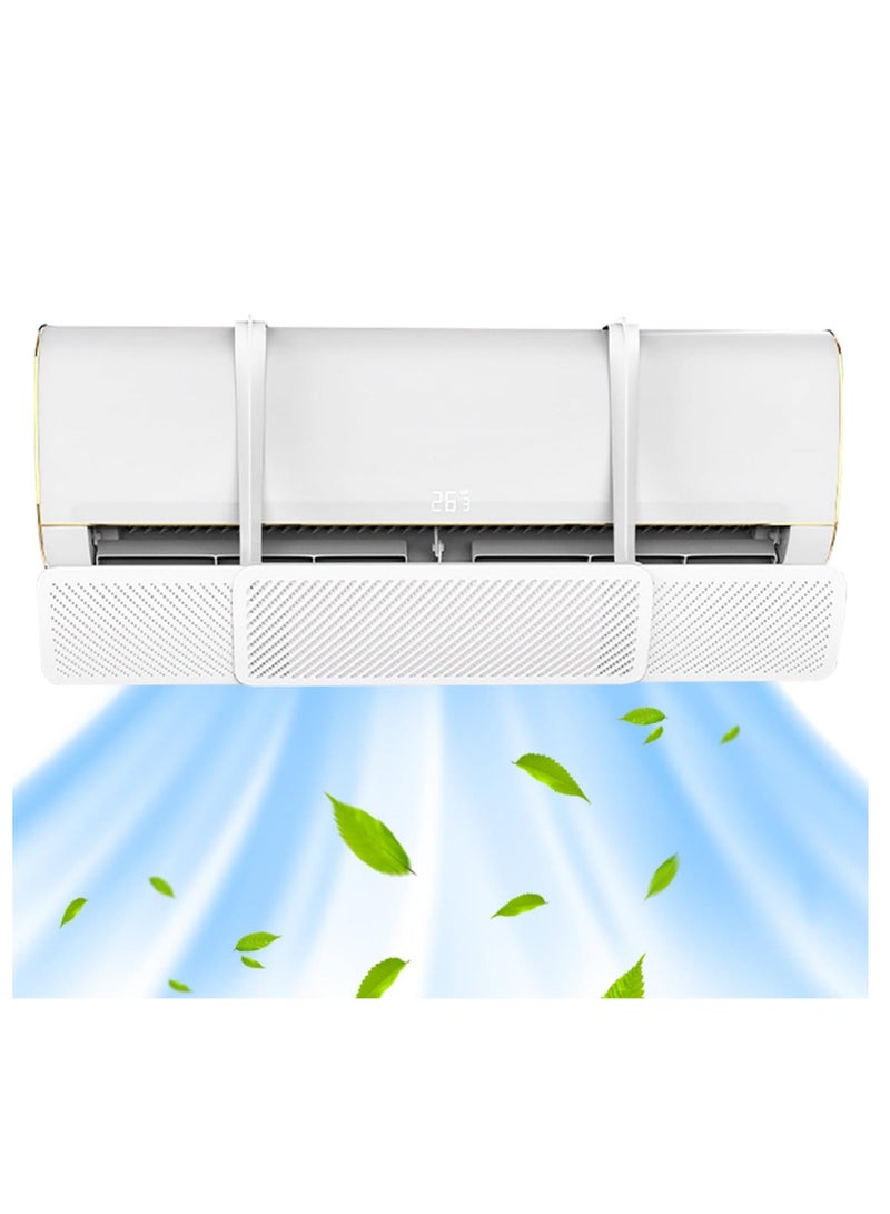 Air Conditioner Deflector Air Conditioning Wind Shield, Split Ac Adjustable Flow Deflector Preventing Ac From Blowing Directly, For Home Office Retractable Ac Windshield - Image 1