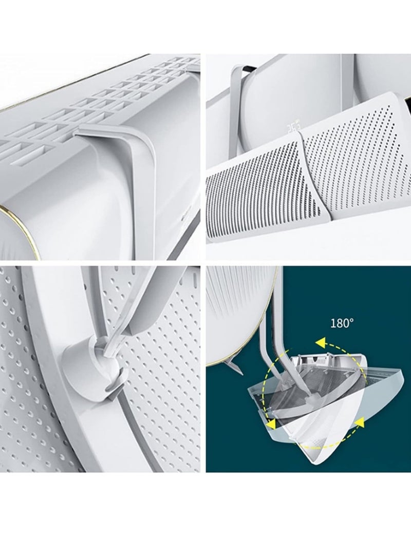 Air Conditioner Deflector Air Conditioning Wind Shield, Split Ac Adjustable Flow Deflector Preventing Ac From Blowing Directly, For Home Office Retractable Ac Windshield - Image 3