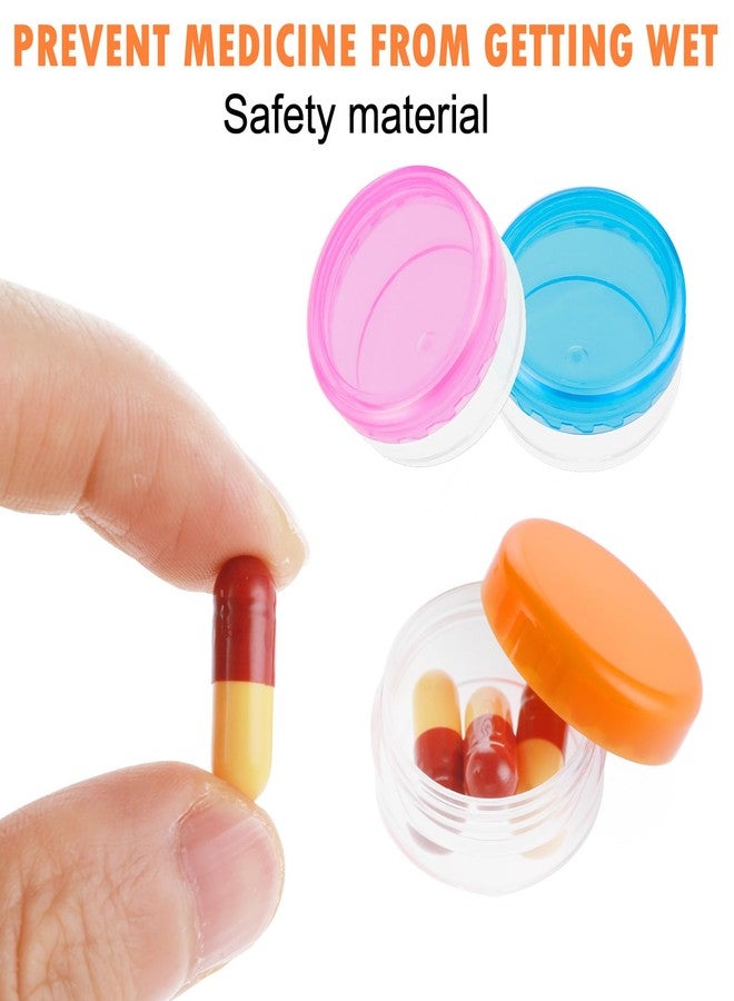 Dimeho Small Pill Box, 6 Pcs Mini Pill Organizer Box Travel Pills Cases Holder Portable Daily Pills Container BPA Free Pocket Medicines Storage Container for Purse Pocket Briefcase (3 x 1.5 cm - Image 4
