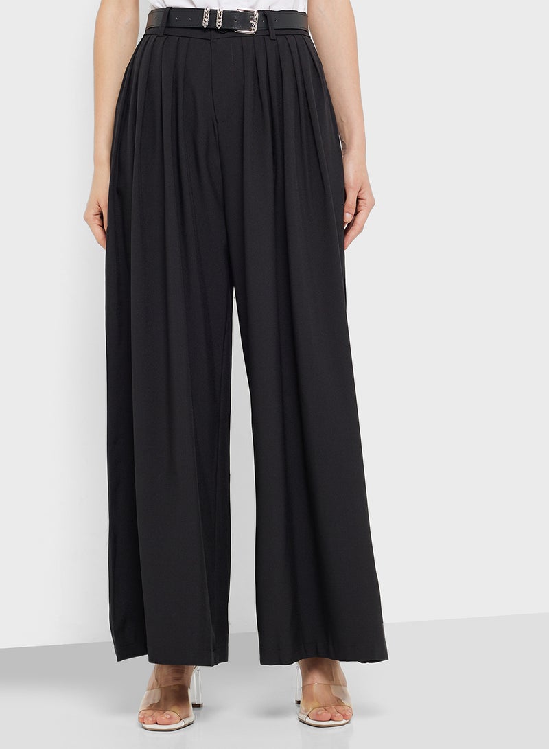 ايلا بنطلون بقصة عالية مفصل - Image 2