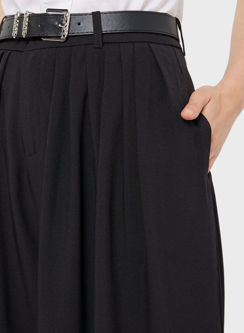 ايلا بنطلون بقصة عالية مفصل - Image 4