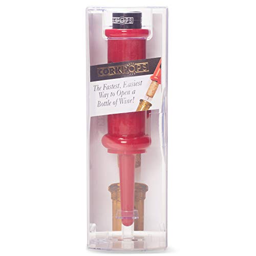 Cork Pops Red 6.5 Inch Original Wine Bottle Opener - Image 4