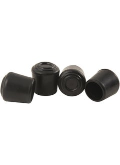 SoftTouch Rubber Leg Tip 4 Piece 1 Black 4 Count Pack Of 1  - Image 1