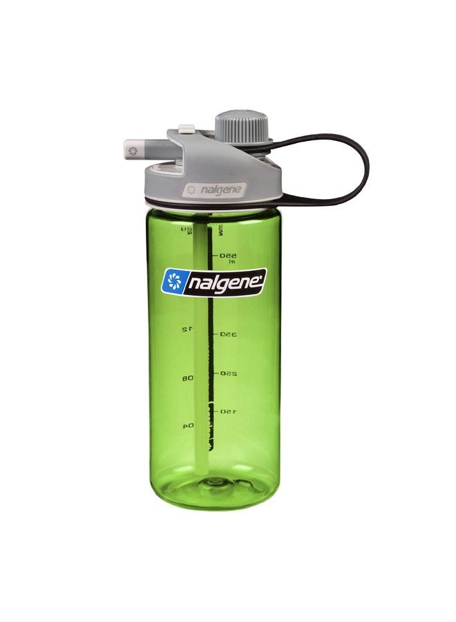 Nalgene Sustain Tritan Bpafree Multidrink Water Bottle Made With Material Derived From 50% Plastic Waste 20 Oz Green - Image 1
