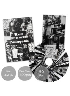 CY2SIDE 50 Pieces Black White Aesthetic Picture For Wall Collage  50 Set 4X6 Inch  - Image 3