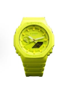 CASIO CASIO octagonal sports waterproof and shockproof watch GA-2100 yellow  - Image 1