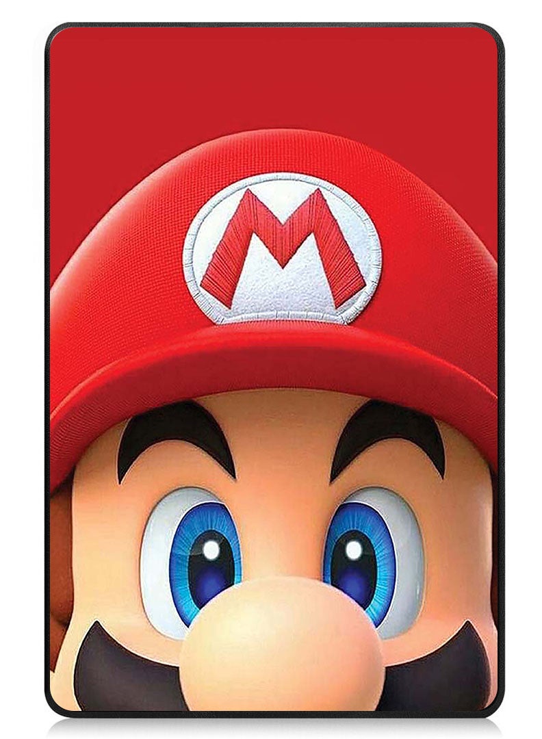 Theodor Protective Flip Case For Apple iPad Pro 13 (2024) With Trifold Stand Auto Wake Sleep Shockproof Cover Mario Head - Image 1