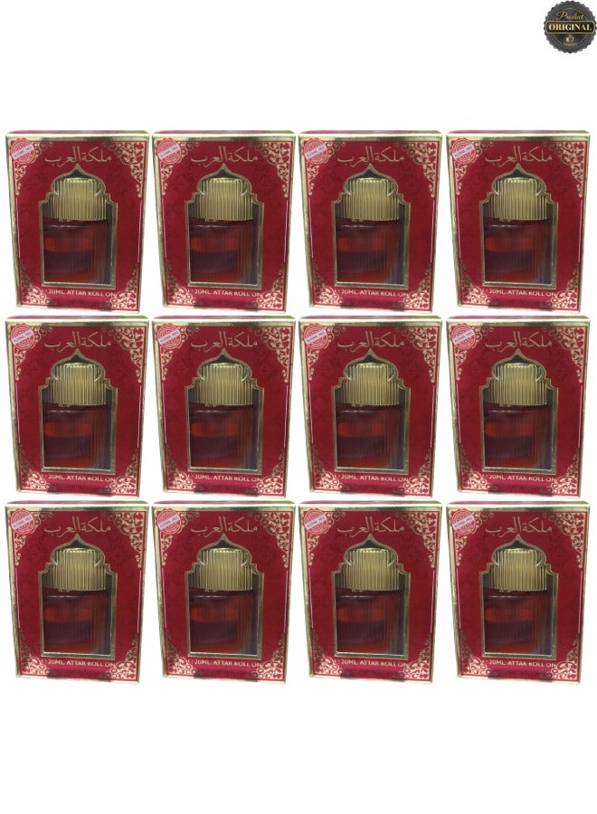 Queen 12 Pieces Attar Roll Malikat Al Arab 20ML - Image 1