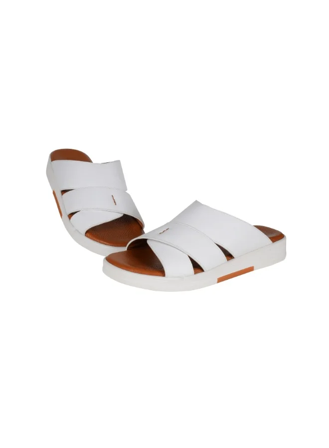 barjeel uno 008-3746 Barjeel Uno Mens Arabic Sandals MSA 125 White
