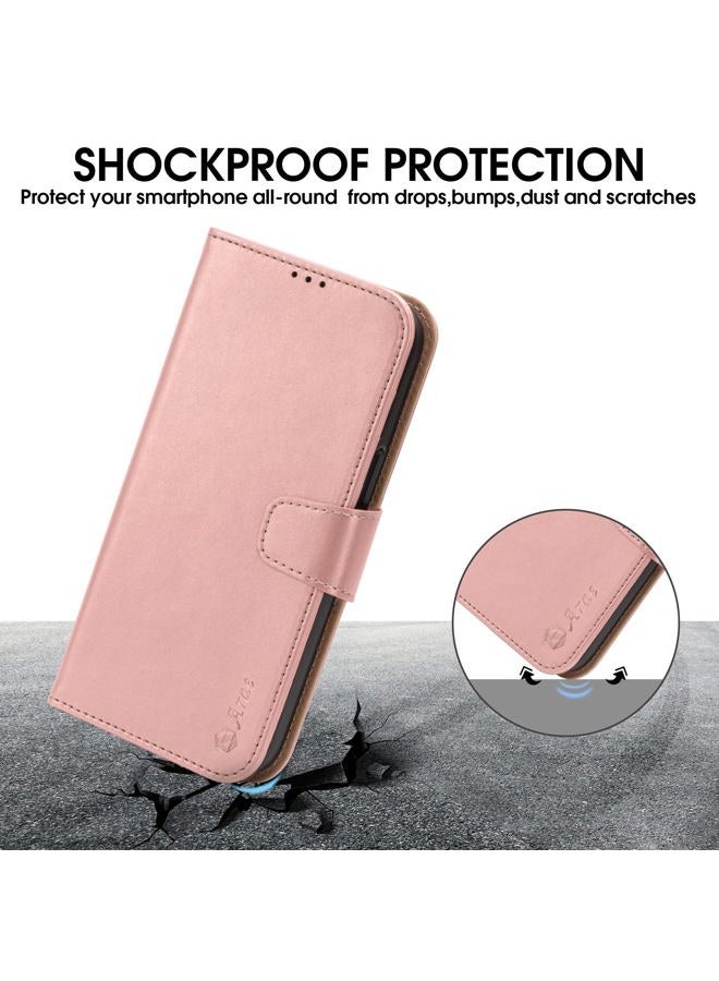 Arae iPhone 2023 6.1 Case Notebook Type - Smartphone Case iPhone2023 [Horizontal Function with Strap and Card Pocket Lightweight] iPhone 2023 6.1 inch 2023 New Model Wallet Case Cover (iPhone 2023 6.1 - Image 5