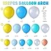 Tesochye 152pcs Cartoon Sponge Balloon Arch KitYellow Blue Pink Clear Balloons For Cartoon Sponge Baby Shower Party Decorations Under The Sea Ocean Theme Birthday Party Supplies - Image 4