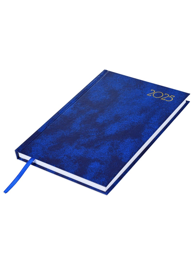 FIS FIS Diary 2025 English (Saturday & Sunday Combined) A5, Blue - FSDI90E25BL  - Image 1
