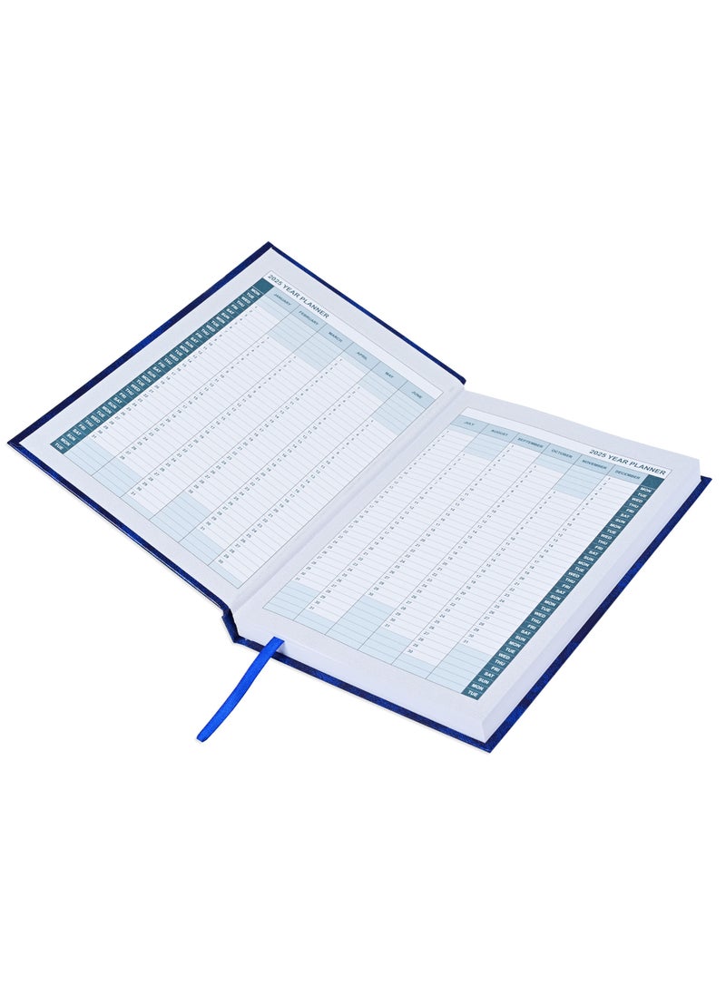 FIS FIS Diary 2025 English (Saturday & Sunday Combined) A5, Blue - FSDI90E25BL  - Image 3