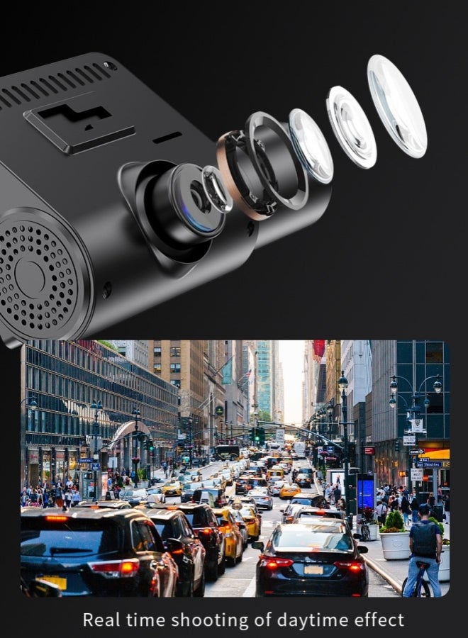 Generic Three Cameras Smart Dash Cam Pro Plus Sets 1MP Resolution/Free Wifi / 24-hours Parking Monitor / 140 Degree Wide View Angle  - Image 4