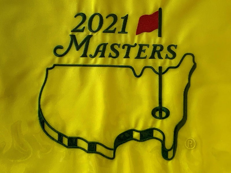 Master's 2021 golf Flag embroidered pin flag new - Image 4