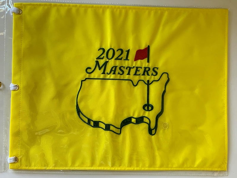 Master's 2021 golf Flag embroidered pin flag new - Image 1